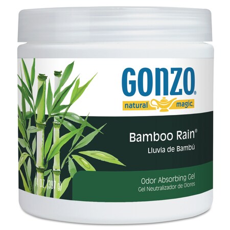 Natural Magic Odor Absorbing Gel, Bamboo Rain, 14 oz Jar, PK12 4121D